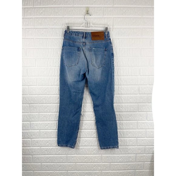 One Teaspoon Jeans 26 High Waist Awesome Baggies Loose Ripped Torn Revolve - Picture 3 of 9